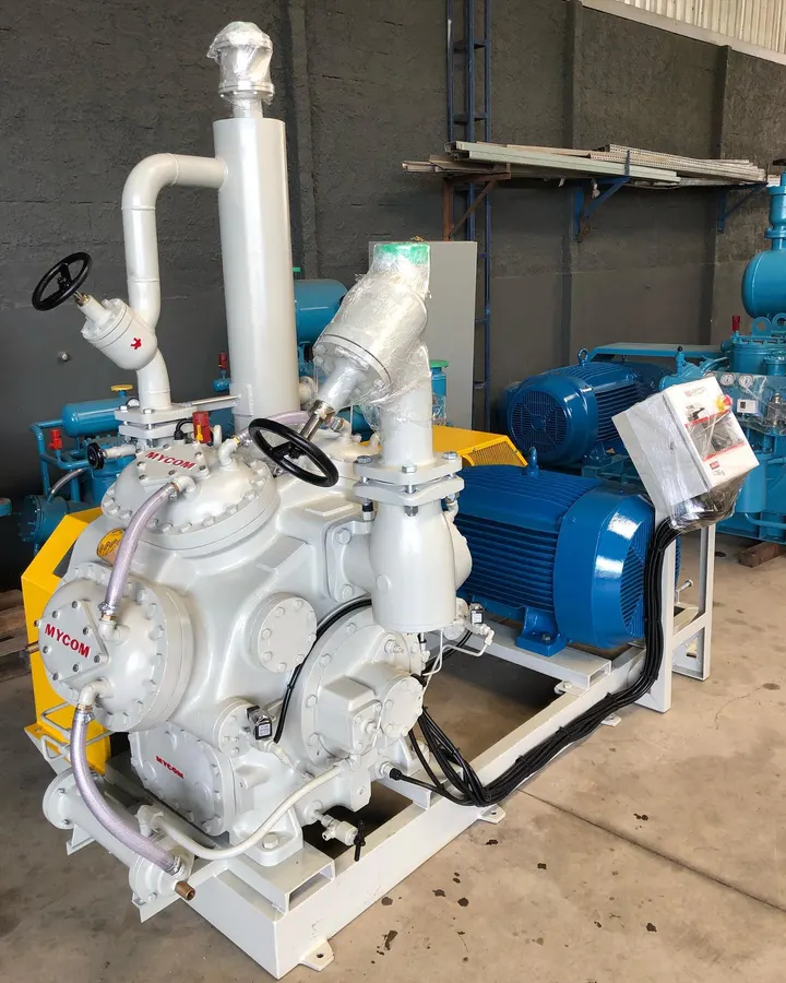 Compressor de amônia Mycom reformado pela JR