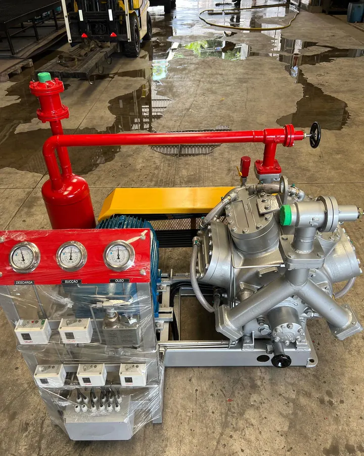 Compressor Sabroe SMC 8x65 reformado pela JR